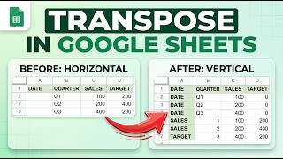 How to Transpose in Google Sheets (Switch Rows & Columns Fast)