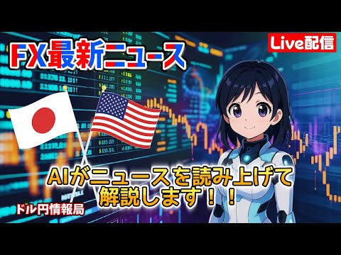 【FXライブ配信】2026.3/19.7:02~AIが最新ニュースをすべて読み上げます！リアルタイムでドル円レートをお知らせしニュースが入り次第、今後のドル円レートについて詳しく解説していきます。