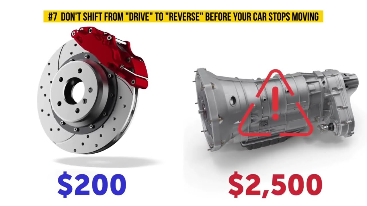 7 Mistakes damage your transmission