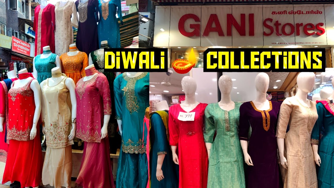Diwali New trending🎇 sharara langka party wear kurtis FROCK GOWNS tnagar Gani stores 🪔