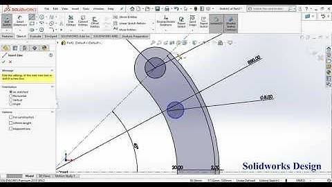 Brake Shoe in Solidworks
