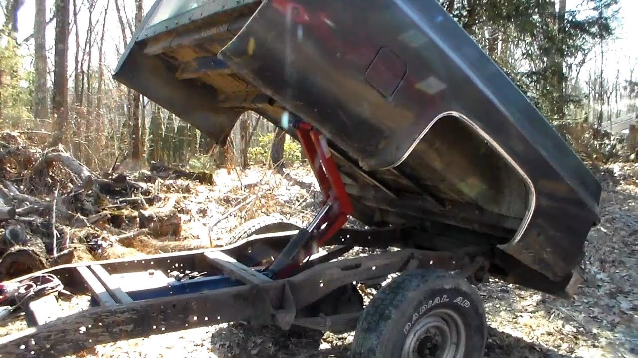 Homemade 2 ton Dump Trailer from a 1978 Chevy C20!