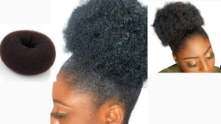 DIY DONUT BUN FOR 4C NATURAL HAIR | VERY FAST, AFFORDABLE AND DETAILED TUTORIAL | JANENKANA