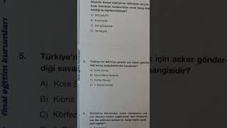 Lgs 2022 İnkilap Tarihi Ve Atatürkçülük Sorusu