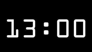 13 Minute Timer with Alarm (Count Up Stopwatch)