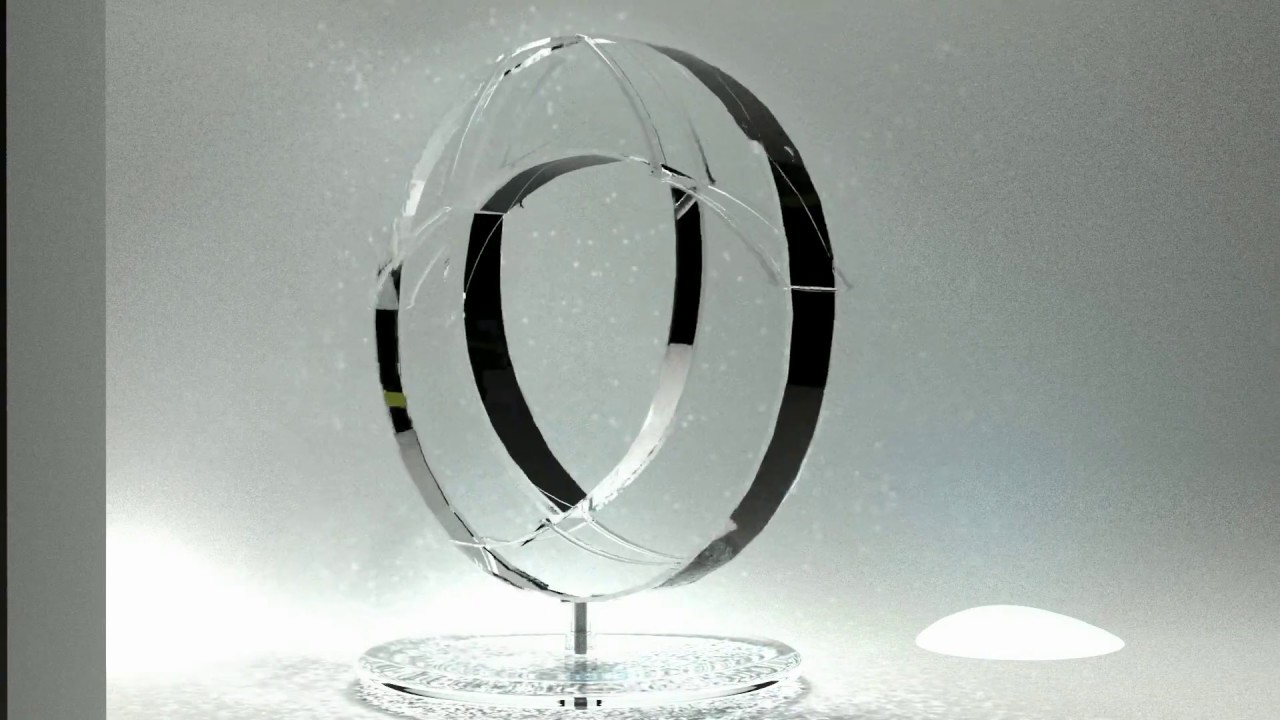 rotation glass trophy by soitdesign - YouTube
