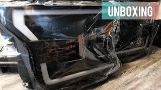 2018-2020 F150 Alpharex Pro Series Headlights Unboxing And Review. (Great Packaging)