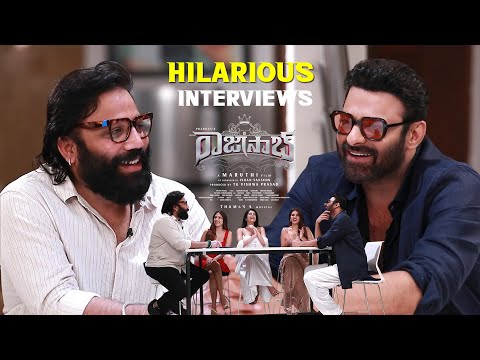 Sandeep Reddy Vanga Hilarious Fun Interviews With Prabhas | #therajasaab | Nidhhi, Riddhi, Malavika