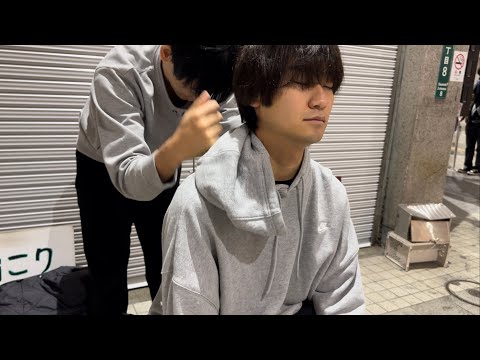 【180】Japanese street massage real Live/ストリートマッサージLive