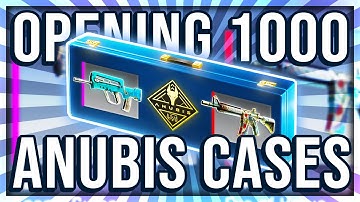 OPENING 1000 ANUBIS CASES (NEW COLLECTION)