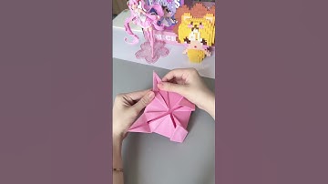 Làm bánh sinh nhật thủ công bằng giấy tặng nhỏ bạn giảm cân | Bò Cutie #papercraft #handmade #shorts