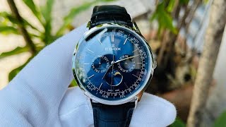 Xship.vn: Edox Les Vauberts Blue Dial Men Watch 40101 3C BUIN