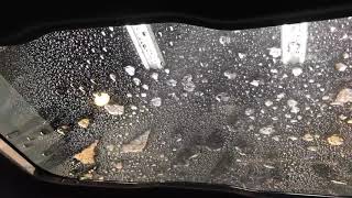 雨の日も見上げたい！？　窓ガラス撥水動画