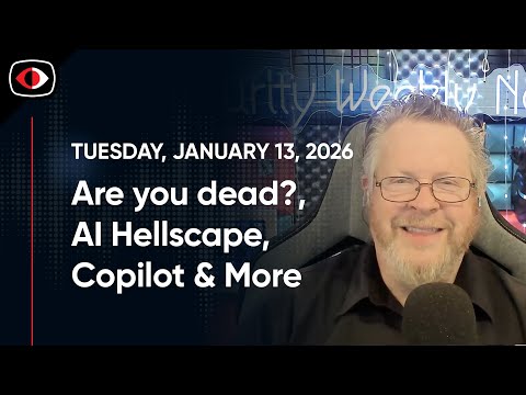 Thumbnail for Are you dead?, AI Hellscape, Copilot, Blue Delta, Quishing, Confer, Aaran Leyland - SWN #546