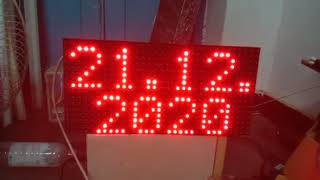 degital clock with RTC  and date ,month ,year,and scrolling message