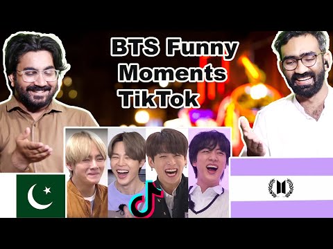Pakistani Reaction on BTS Funny Moments TikTok Compilation | Try Not to Laugh Challenge (Part 1)