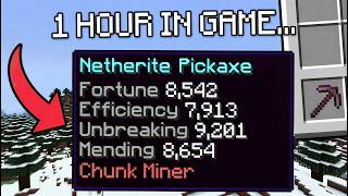 Minecraft But You Enchant Every Second