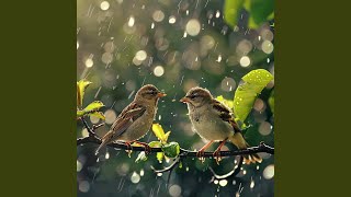 Pets’ Serenity in Rain's Soft Rhythms