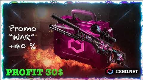 CSGO.NET // Promo code "WAR" +40% to your deposit // Open Classified case