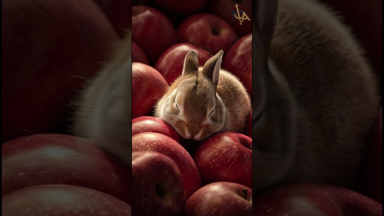 🐰✨ Cute rabbits and their daily activities 🥕🌿