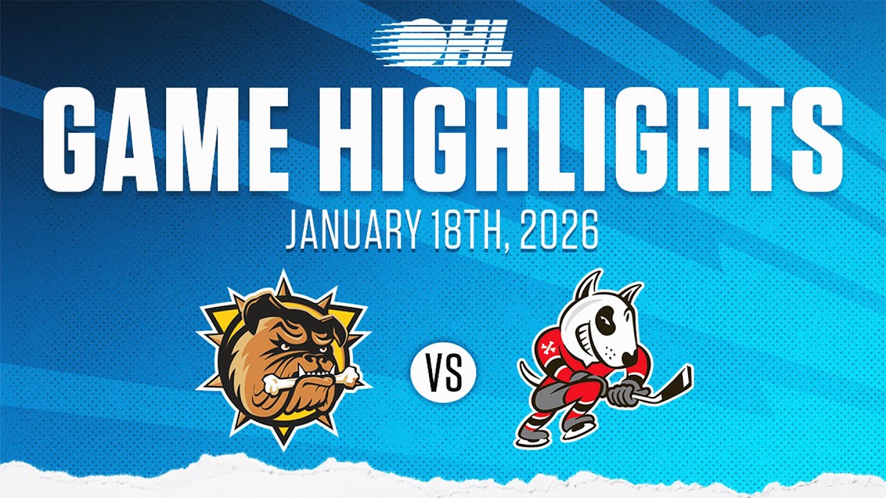 OHL Highlights: Brantford Bulldogs @ Niagara IceDogs Jan. 18, 2026