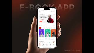 Ebook & Audio Book App UI Design in Figma | Modern Mobile App UI/UX