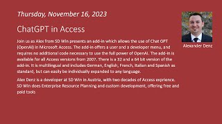 ChatGPT in Access