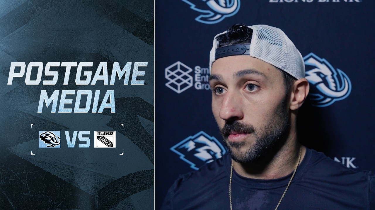 Vincent Trocheck, Andrew Peeke, and André Tourigny | 10.05 Postgame Media