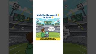 Java Volatile Keyword Explained ⚡ | Live Scoreboard Analogy for Threads 🏏