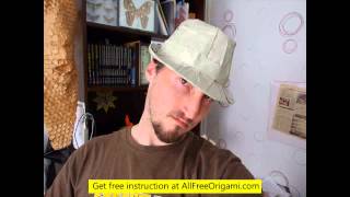 How To Make A Origami Hat Easy