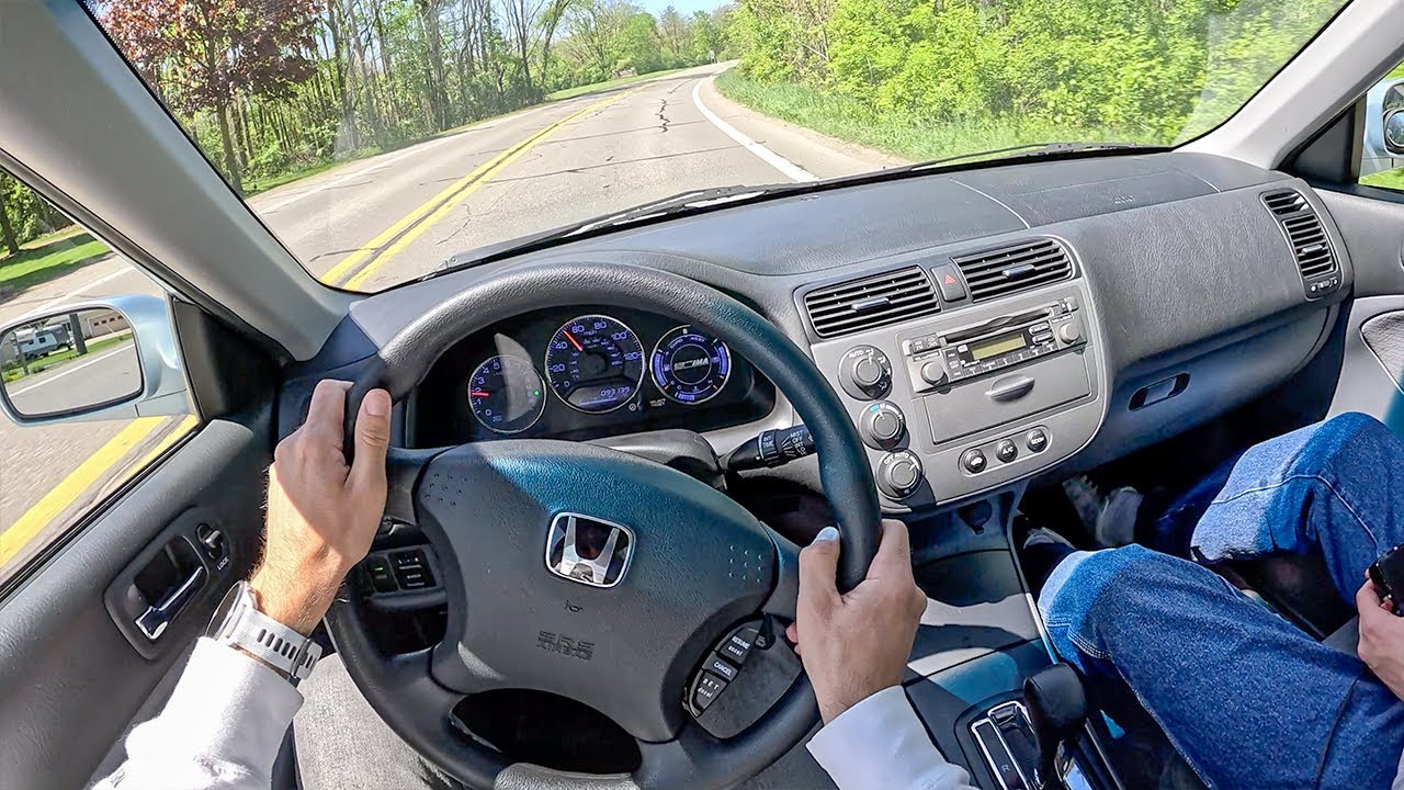 2004 Honda Civic Hybrid - Buying a MINT 48mpg Commuter with 93hp (POV Drive)