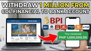 How to Withdraw Funds from COL Financial 2026 (Tested 1 Million Pesos Cash Balance)