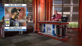 Friday Night Blight Jim Harbaugh Is No Fan of Friday Night Big Ten Football The Rich Eisen Show