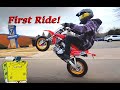 CRF110 SUPERMOTO FIRST RIDE! Avail Hydraulic Clutch. Manual Clutch Works So Good!