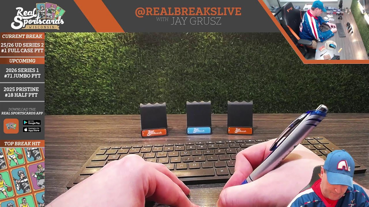 NEW RELEASE 2025/26 UD Series 2 #1 Full Case Pick Your Team (3/4/26)