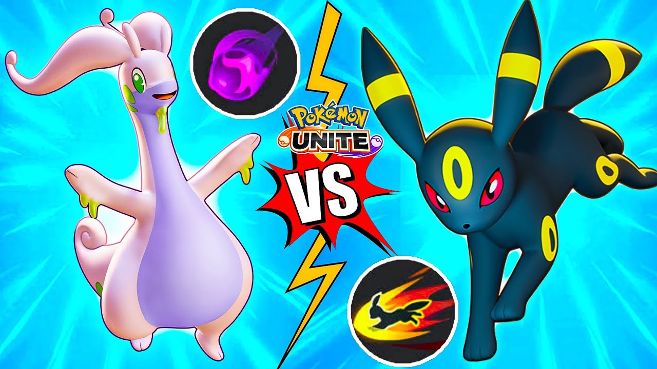 Goodra Acid Spray Vs Umbreon Foul Play || GOODRA VS UMBREON - POKEMON UNITE