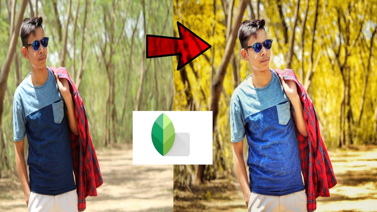 How to do yellow background/Snapseed photo editing tutorial [2018