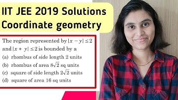IIT JEE 2019 Solutions | Coordinate geometry