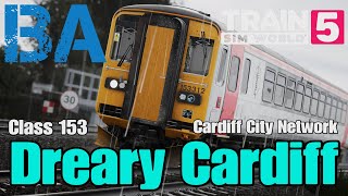 Dreary Cardiff - Class 153 - Cardiff City Network - Train Sim World 5