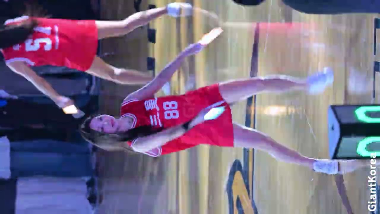 4K Fancam 강수경 치어리더 직캠 삼성썬더스 무대응원 잠실실내체육관 260205