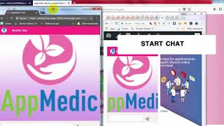 How can you request an Instant chat and communicate with the doctor screenshot 5