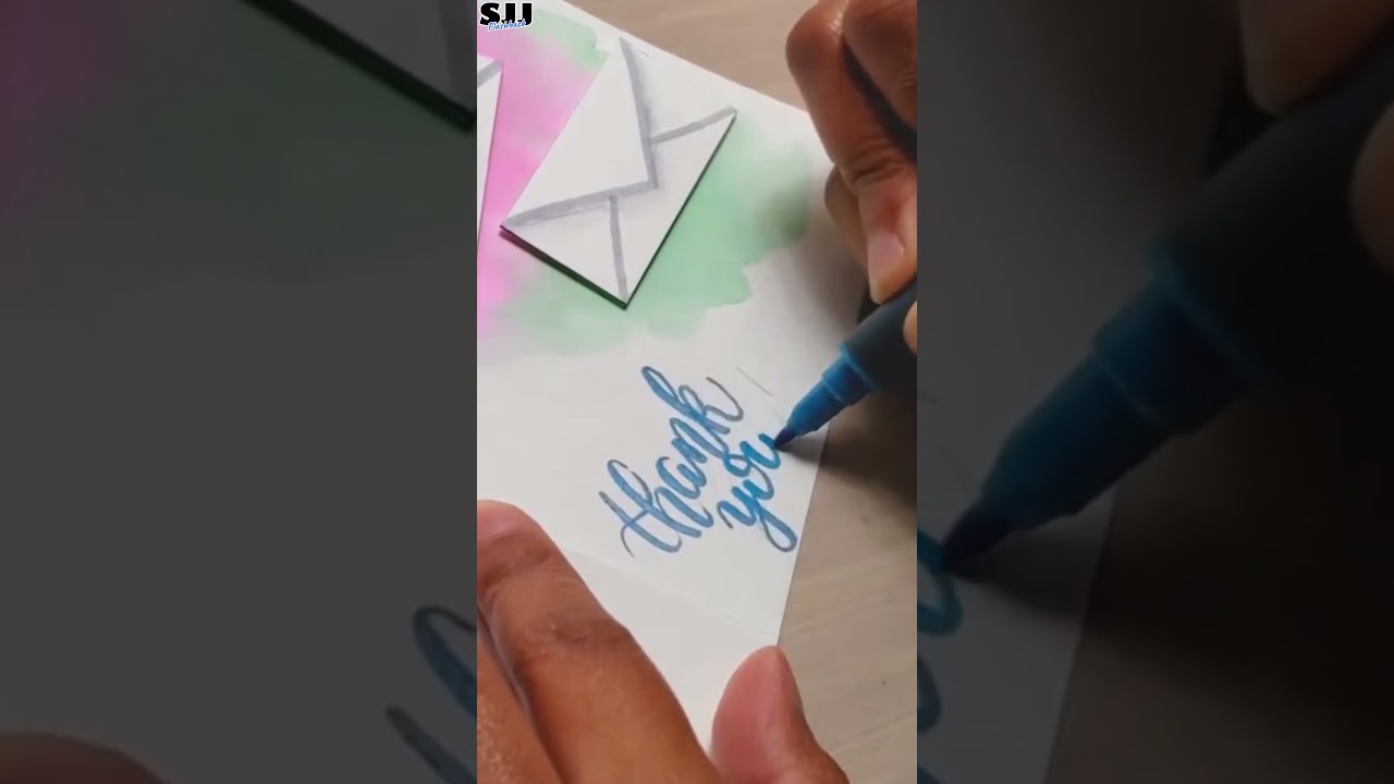 Envelope-Themed Thank You Cards #cardmaking #papercraft  #diy #handmade