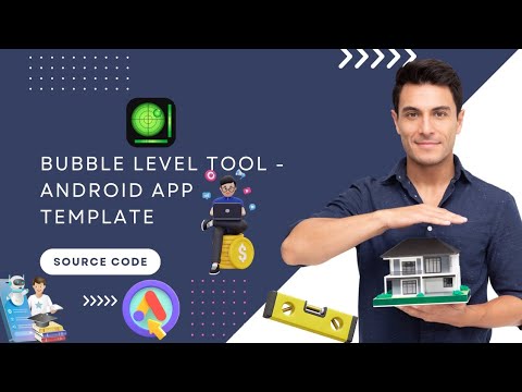 How to Create Bubble Level Tool Android App Template | Floor Plan Level ...
