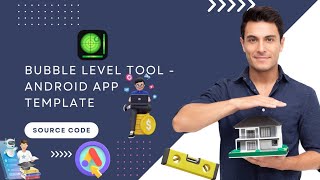 How to Create Bubble Level Tool Android App Template | Floor Plan Level Check | Contraction Wook screenshot 3