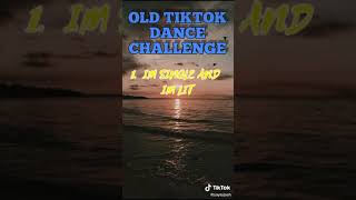 OLD TIKTOK DANCE CHALLENGE   IM SINGLE AND IM LIT SUPALONELY LIKE THAT
