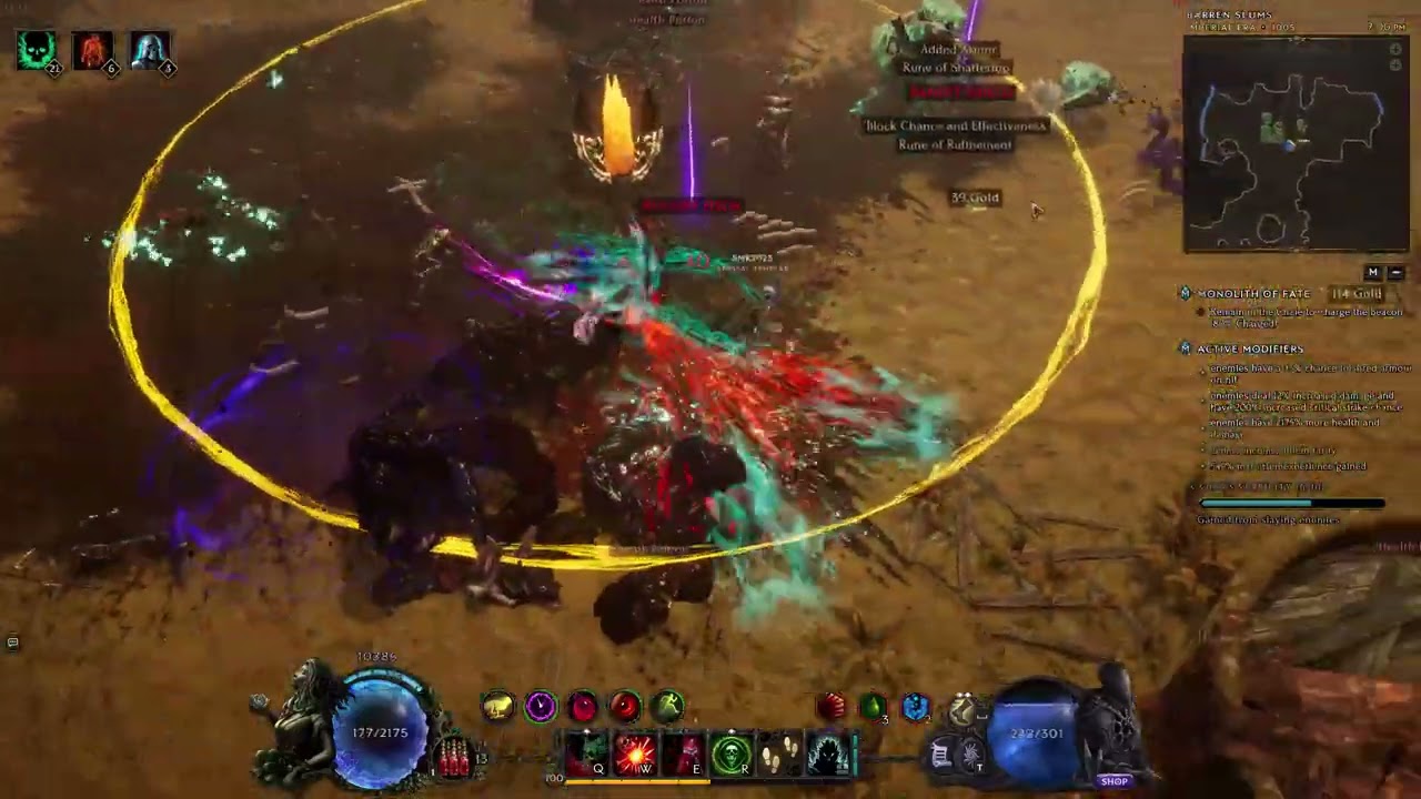 Last Epoch 1.1 Cycle Solo Sacrifice Necromancer 1900C+