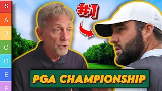 PGA Championship: 2024 Rankings, Tiers, DFS, Gambling