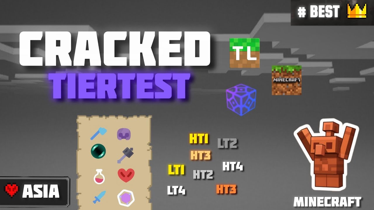 Cracked Minecraft Tierlist | Fair pvp testing 