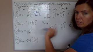 Determining whether a sequence converges or diverges