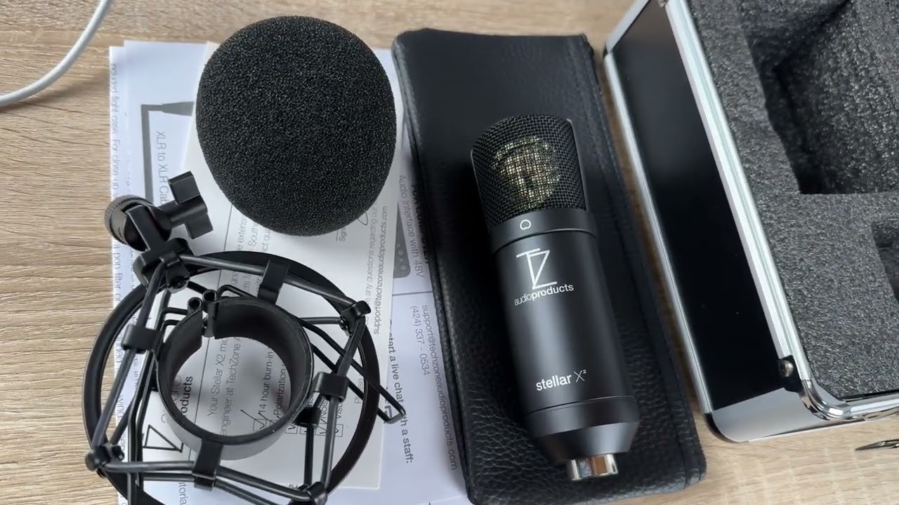 TZ Stellar X2 Large Diaphragm Cardioid Condenser XLR Microphone
